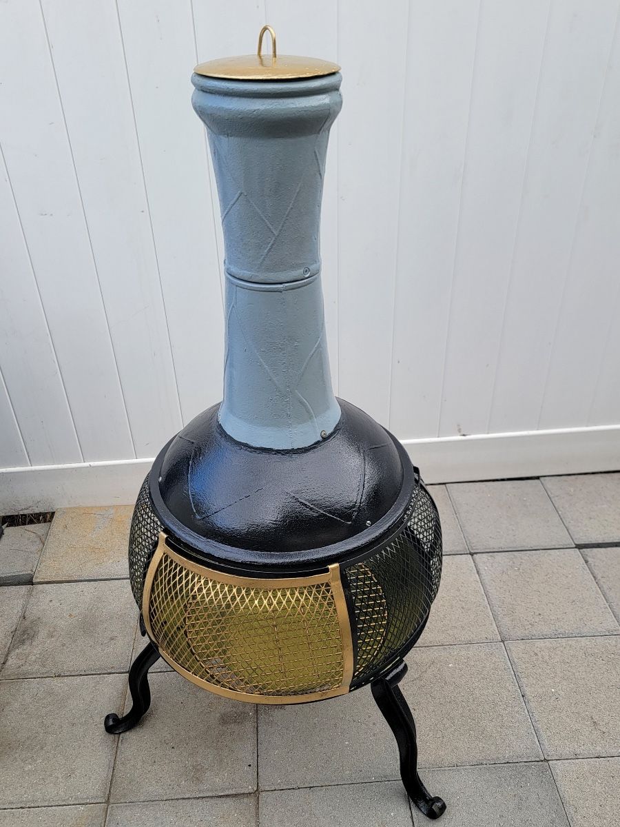 Steel,  Cast  Iron Chimenea 