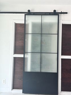 Glass door