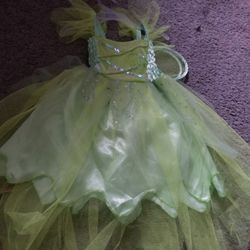 Vestido De Tinkerbell 