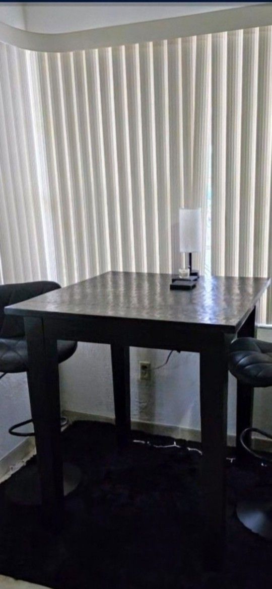 Real Wood High Table. No Stools