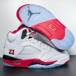 Air jordan 5s  FIRE RED BLACK TONGUE more colors available