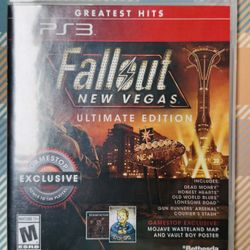 Fallout New Vegas Ultimate Edition Greatest Hits Sony PlayStation 3 PS3 Tested