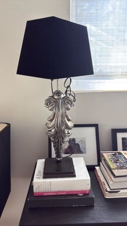 Authentic Eichholtz Designer Table Lamp – Black Shade – Excellent Condition
