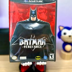 Batman Vengeance (Nintendo GameCube, 2001) CIB Complete with Manual - Tested!