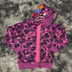 Bape by a bathing ape purple hoodie