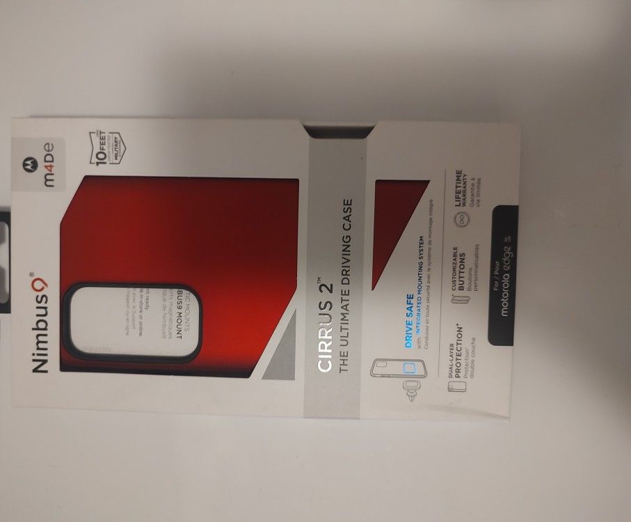 Motorola Edge Phone Case-Red