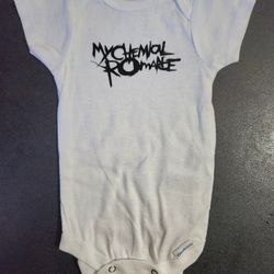 My Chemical Romance Baby Band Onesie Onepiece Bodysuit 0-3 Months Band New