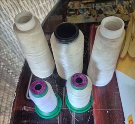 White Ackermann isacord embroidery thread ( from panorama city)