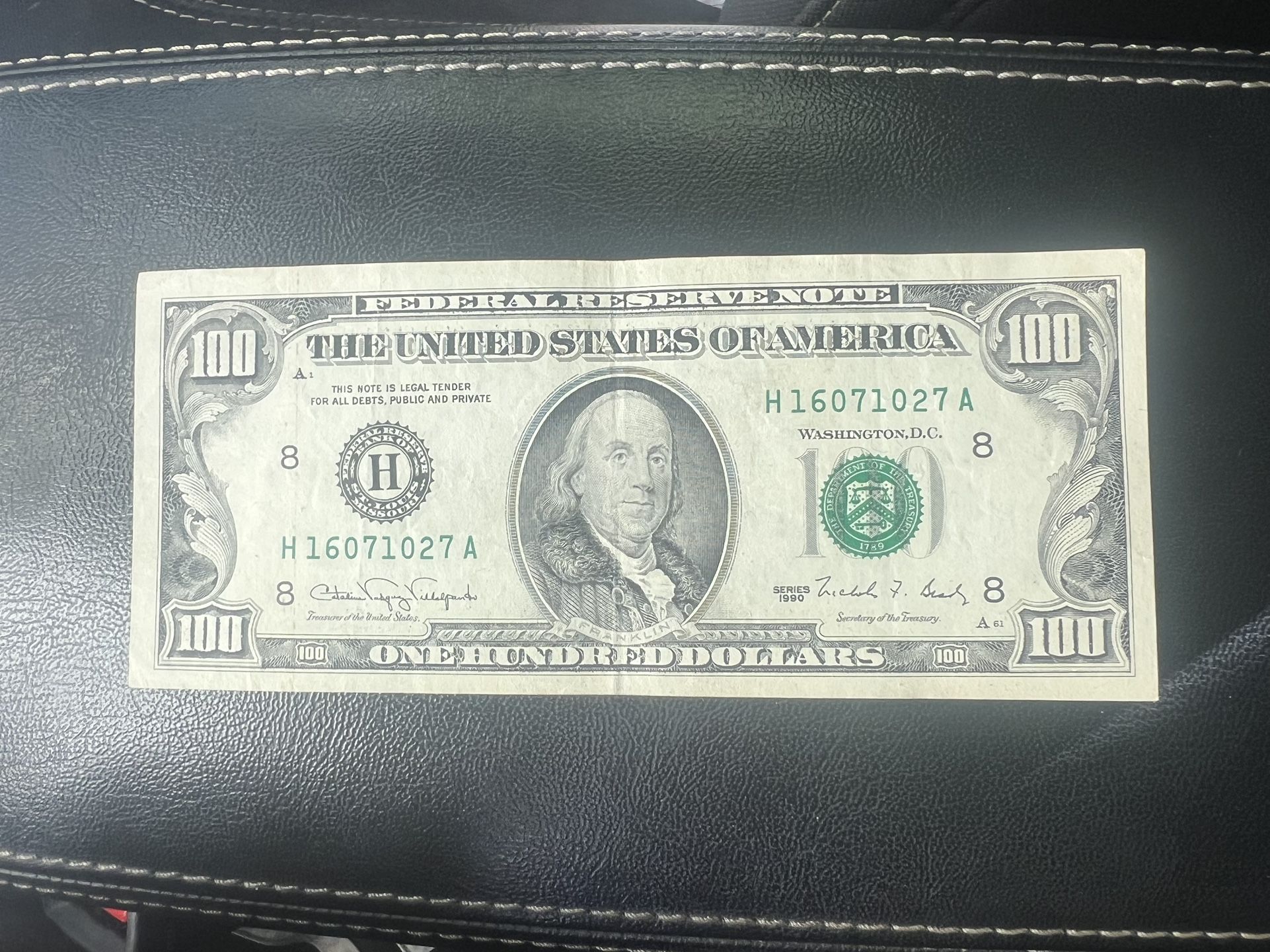100 dollar bill vintage real money