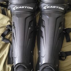 Easton Catchers Shin Guards - Adult 16" (Age 16+) NEW
