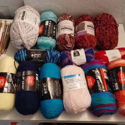 Yarn Crochet Hook Knitting Needle Lot 