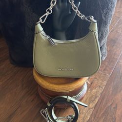 Green Michael Kors Purse $60