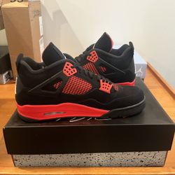 Red Thunder Jordan 4 Size 10.5 And 13