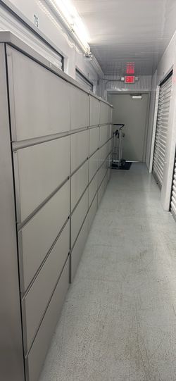 6(5 Drawers Lateral Metal Filing Cabinets For Sale Each Cabinet For 