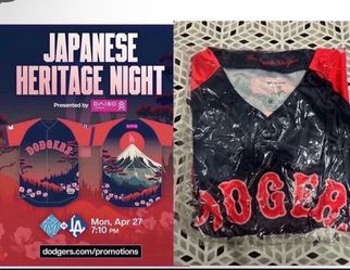 Dodgers Japanese Heritage 2026 Jersey XL