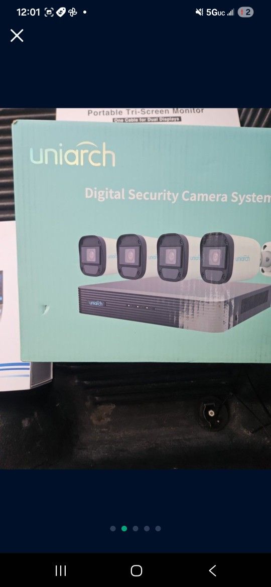 New In Box Security Camras With DVR 24HR RECORDS  $50
