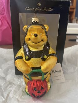 Winnie The Pooh Ornament In Bee Costume