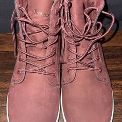 Burgundy Timberlands 