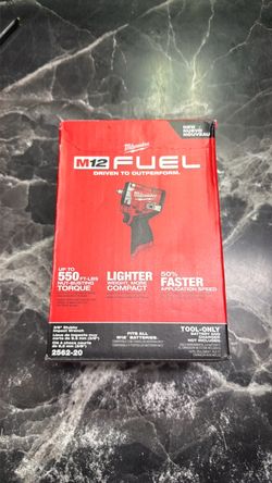 Milwaukee 2562-20 M12 FUEL 12V 3/8" Stubby Brushless Impact Wrench – Bare Tool