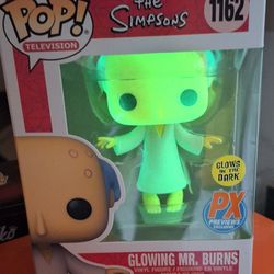 Mr Burns Glow Funko
