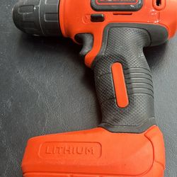Black & Decker 8v Max Lithium Ion Drill BARE TOOL ONLY NO CHARGER BDCD8