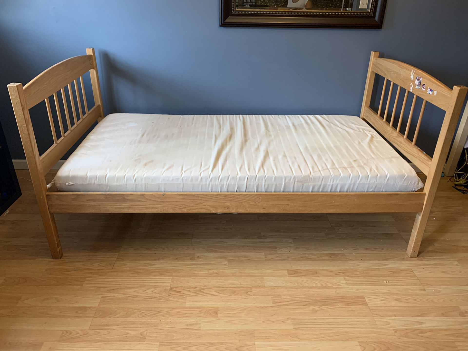 Twin Bed Frame -I CAN DELIVER - Real wood