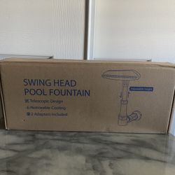 Swing Head Pool Fountain