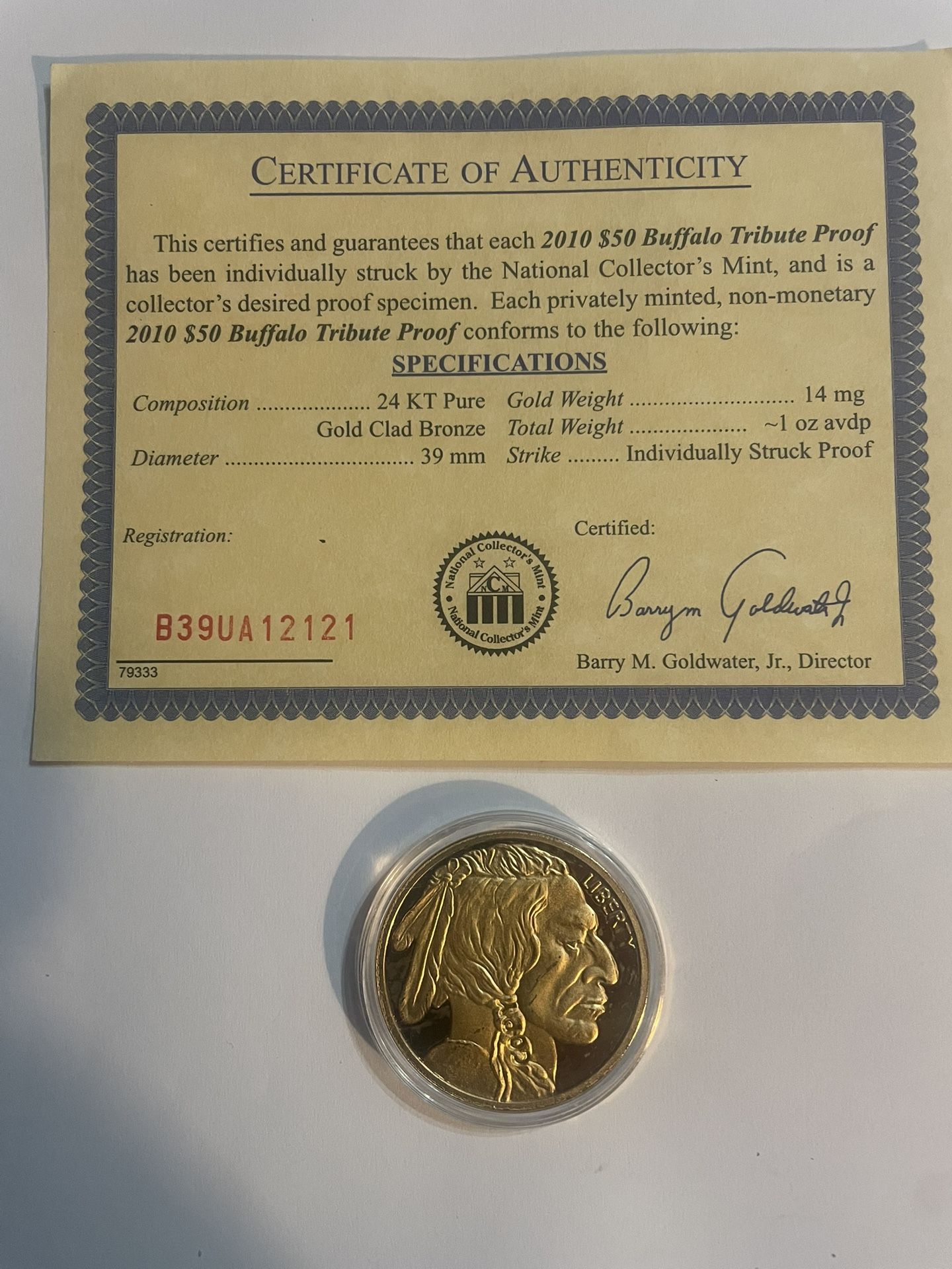 2010 Buffalo Proof