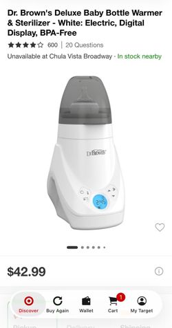 Dr. Brown's Deluxe Baby Bottle Warmer & Sterilizer