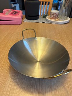 Stainless Steel Nonstick Wok Pan Double Handled