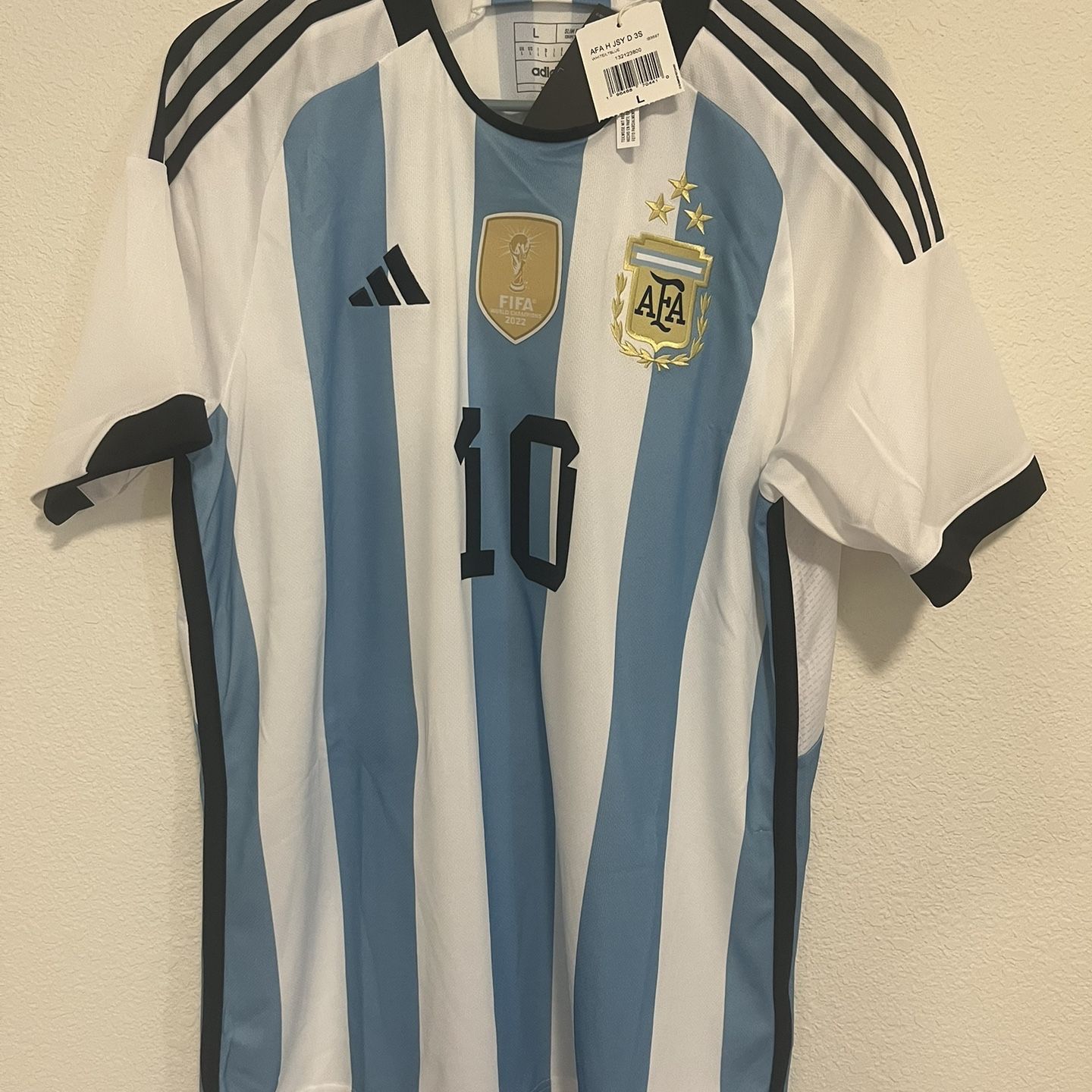 3 STAR- Messi #10 Argentina World Cup 2022 Away Authentic Player Version  Jersey for Sale in Corvallis, OR - OfferUp