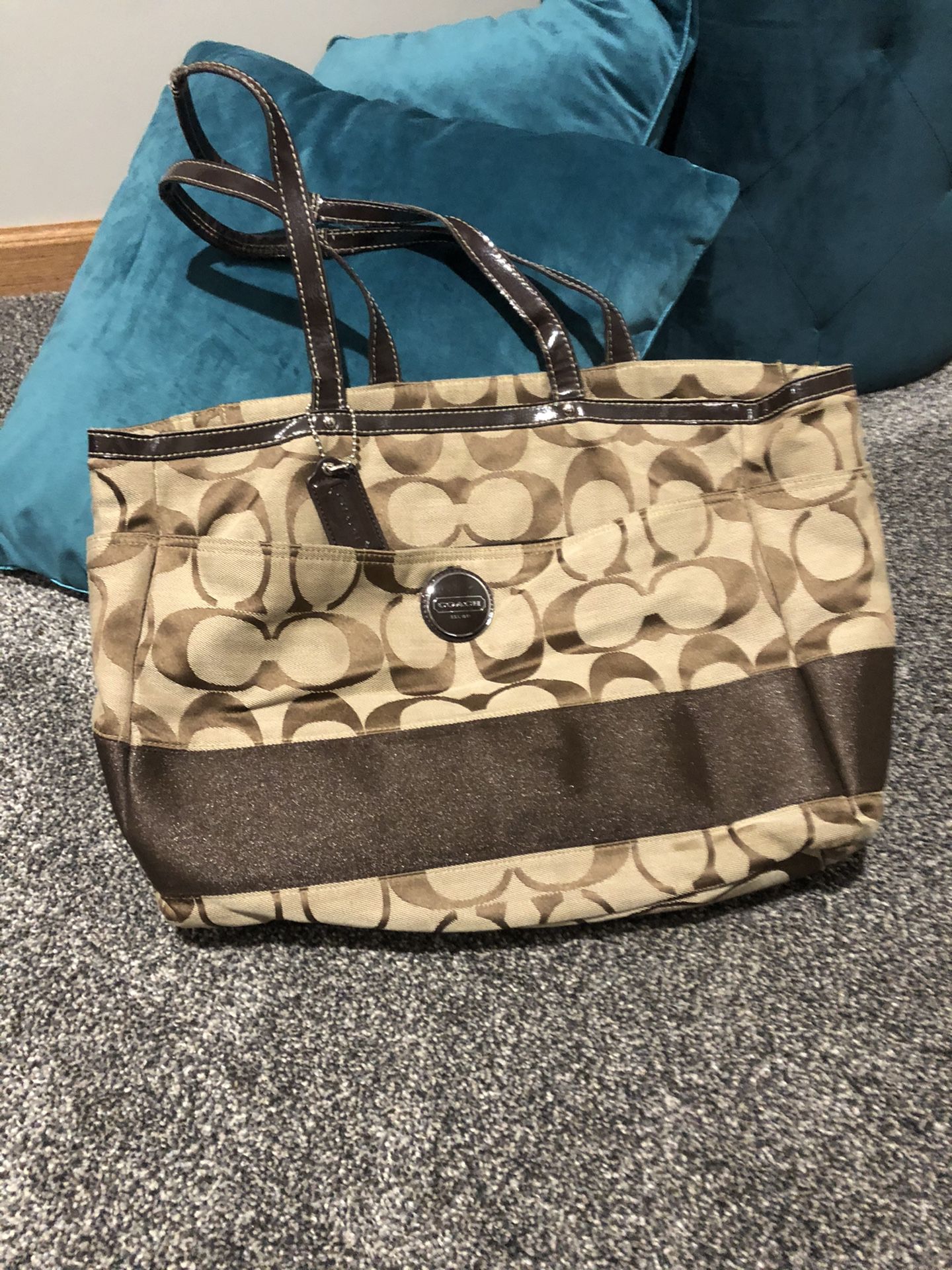 Coach tote bag and wallet