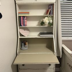 Vintage Bookshelf desk 