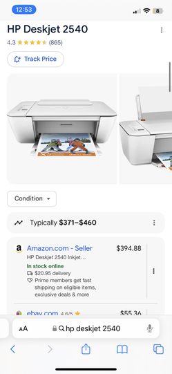 HP Deskjet 2540 Printer