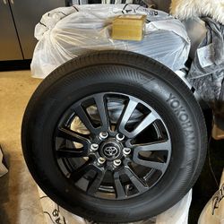 Toyota 18” Rim And Tires. Like New