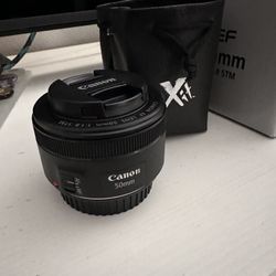 Canon EF 50mm f/1.8 STM Lens – Mint Condition (With Original Box & Extras)