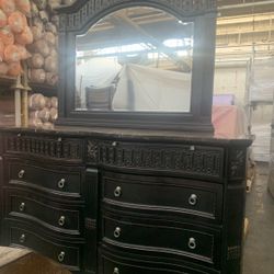 Dresser And Mirror