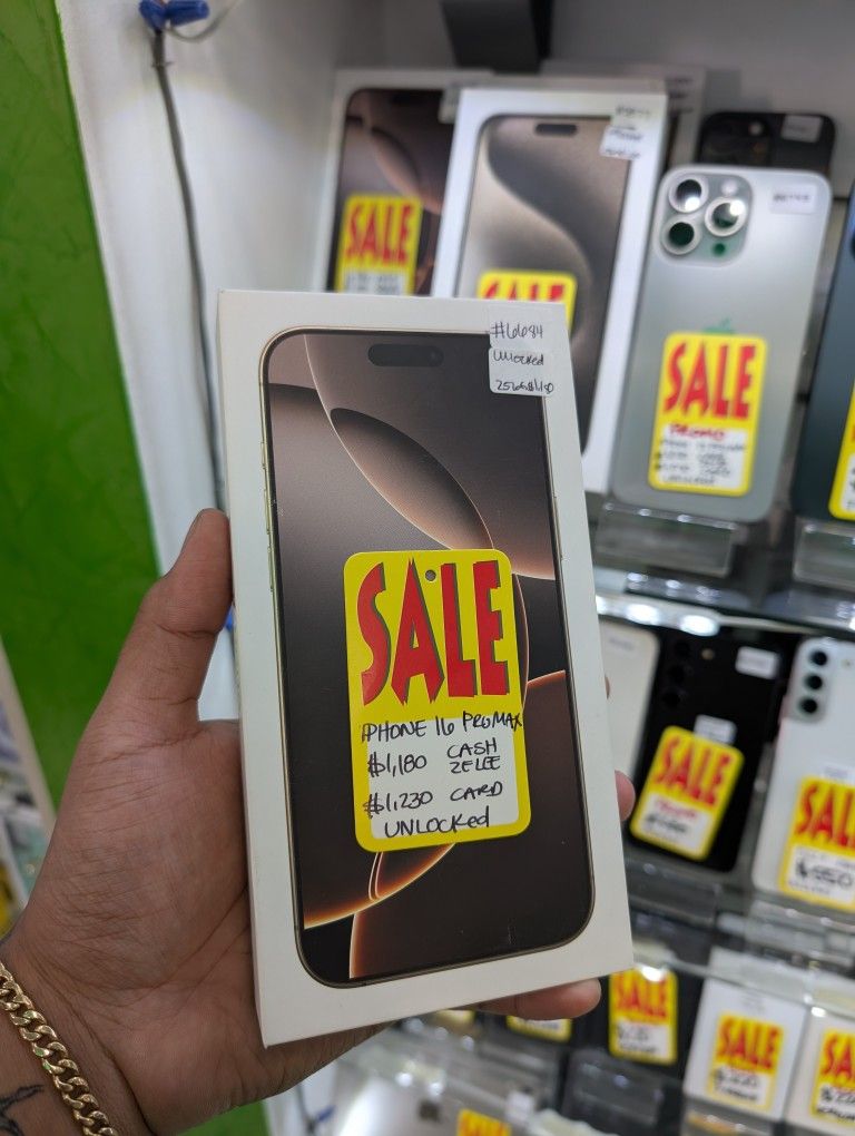 iPhone 16 Pro Max 256GB $80