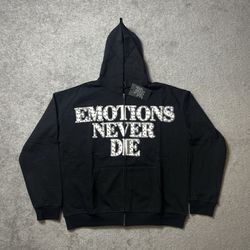 Emotions Never Die Zip Up Hoodie XL