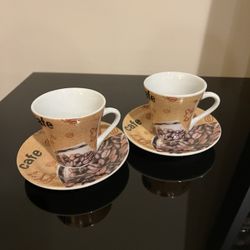EXPRESSO CUP & SAUCERS