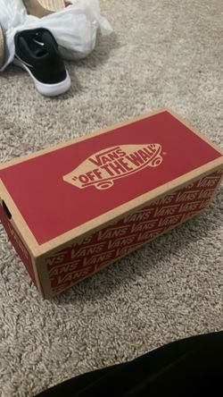 VANS Black Slip Ons KIDS SIZE 2