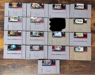 Super Nintendo SNES Game $5 each