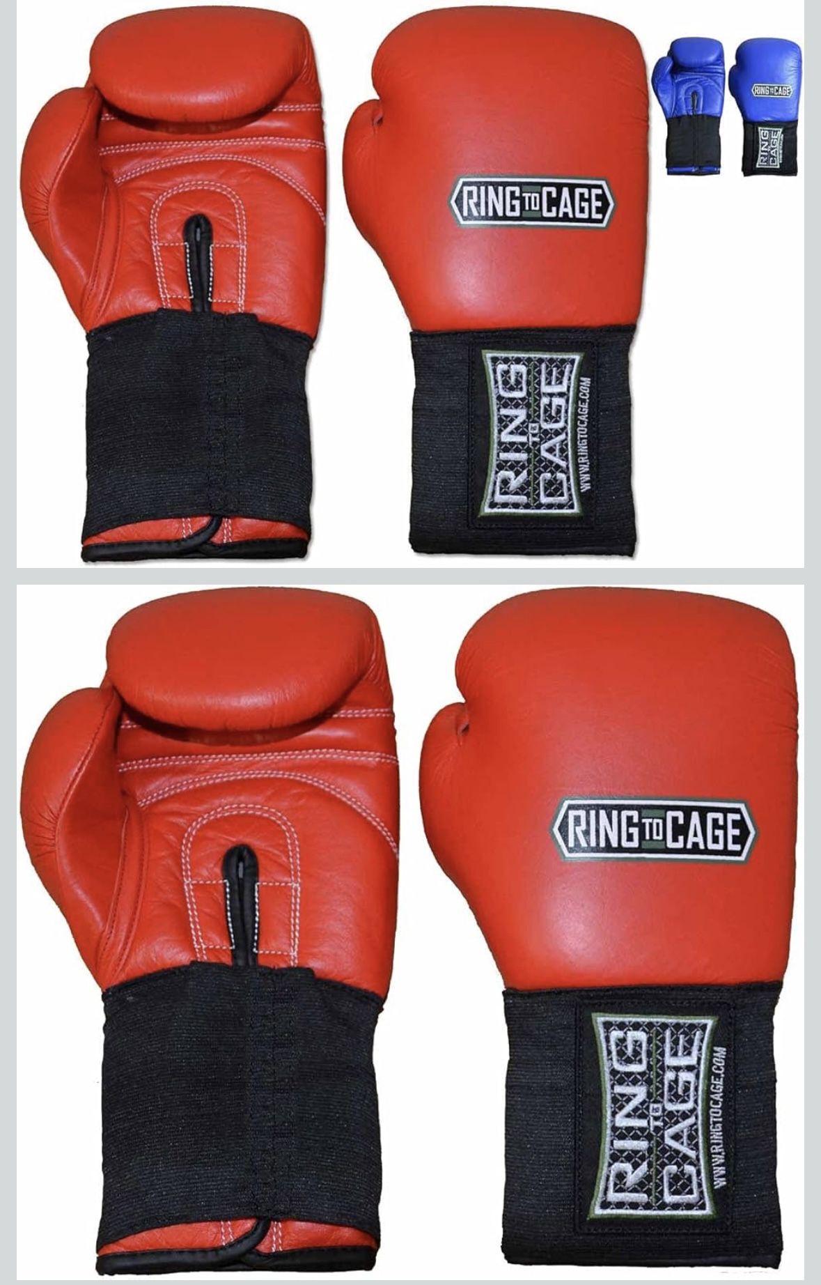 Competition Fight Gloves Red 12oz