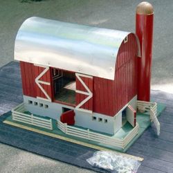 HUGE 1940-50's Hand Made Barn •  2-Level Light Inside, Glass panes between floors • Glass Windows & Separate Barn Panels • Wausau Wisconsin Crate Wood