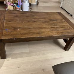 Solid Wood Coffee Table