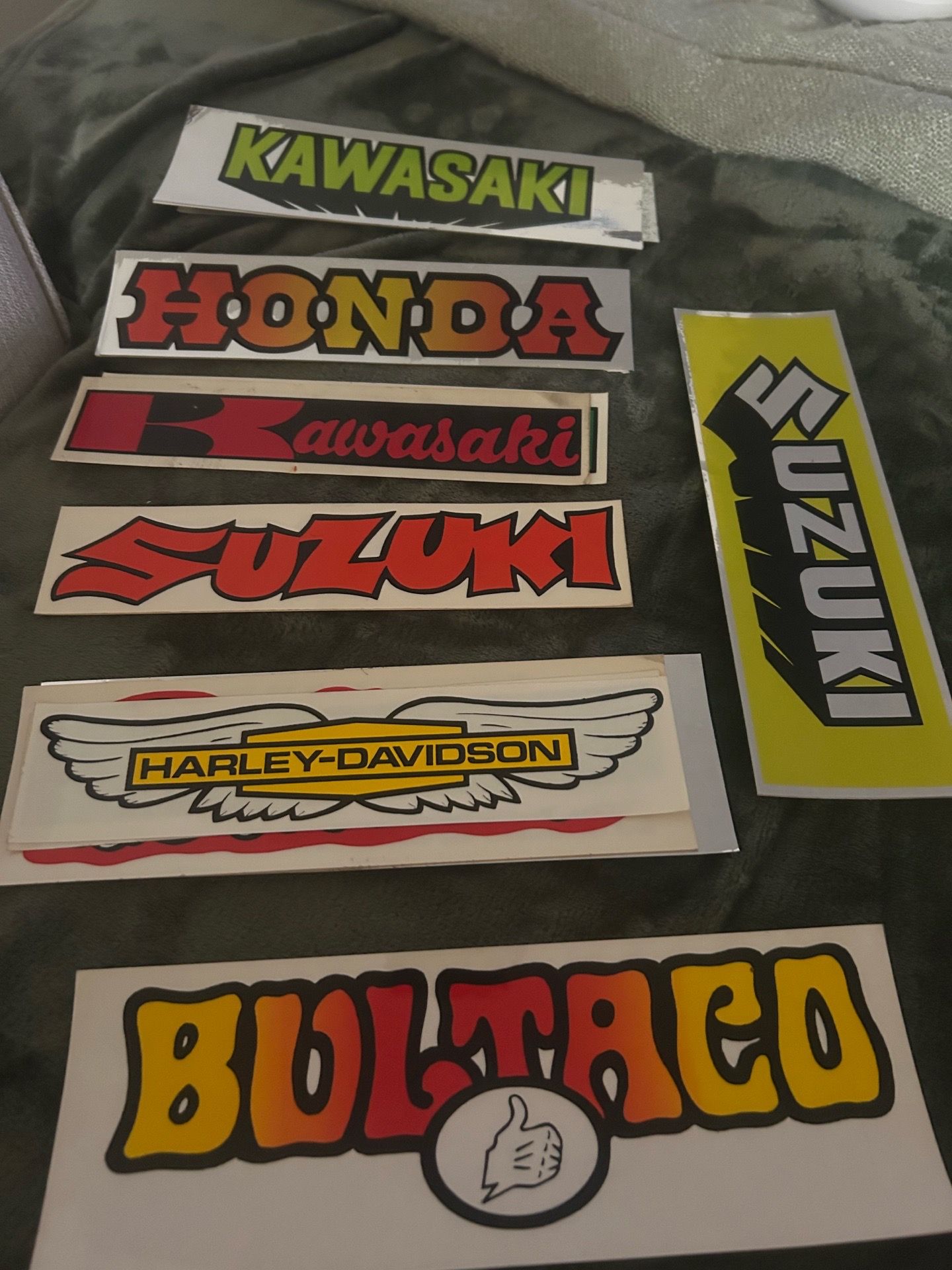 Vintage stickers