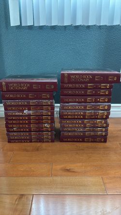 Complete Vintage World Book Encyclopedia Set 1–22 + 2 Dictionaries – 24 Books from 1996