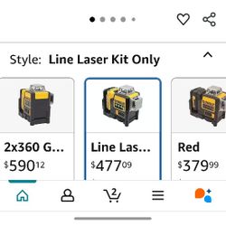 DeWalt Green Laser 20v 