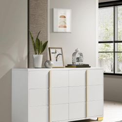 🔔 Marceline 6-drawer Dresser White, Brand New.