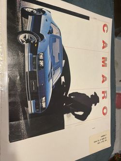 Classic Camaro Book Collectible 